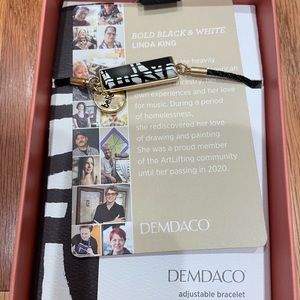 Black and white bracelet